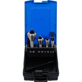Fraises à Chanfreiner avec Trou Transversal - Lot de 4 - Acier Durable - Travail Précis et Fiable - BGS