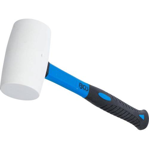 Maillet Caoutchouc 750 g Ø64 mm - Manche Fibres de Verre - Résistant et Léger - BGS