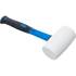 Maillet Caoutchouc 750 g Ø64 mm - Manche Fibres de Verre - Résistant et Léger - BGS