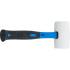 Maillet Caoutchouc 750 g Ø64 mm - Manche Fibres de Verre - Résistant et Léger - BGS