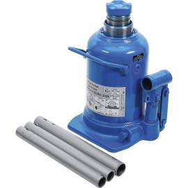 Cric Vérin Hydraulique 10 t - 18,4x18,8x23,4 cm - Acier Robuste - Levage Puissant et Sécurisé - BGS