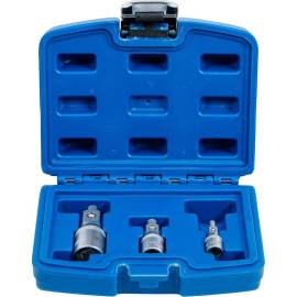 Jeu de Rallonges Magnétiques 3 Pièces - 6,3 mm, 10 mm, 12,5 mm - Acier, Précision et Robustesse - BGS