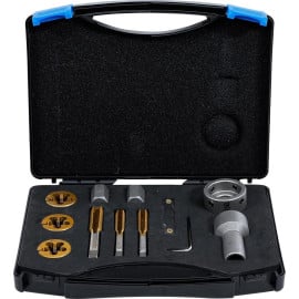 Jeu de Forets et Filières pour Écrous et Boulons de Roues - Précision et Polyvalence, Acier, Pro - D-Work