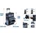 Chariot de Montage Mobile - 57,8 x 37,8 x 81,2 cm - Robuste et Pratique, Acier, Pro - D-Work