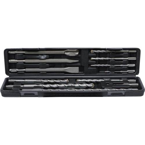 Jeu de Mèches SDS 12 Pièces 5-20 mm - Pointe Métal Dur - Perçage Précis et Durable - BGS