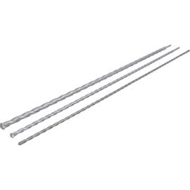 Jeu de Forets Trépan SDS - 3 pcs 12/16/24 mm - Haute Performance et Polyvalence, Acier, Pro - D-Work