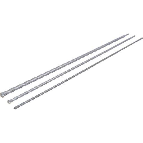 Jeu de Forets Trépan SDS - 3 pcs 12/16/24 mm - Haute Performance et Polyvalence, Acier, Pro - D-Work