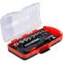 Jeu d Embouts et Douilles 23 pcs - Avec Cliquet - Polyvalent et Pratique pour Bricolage, Acier - D-Work