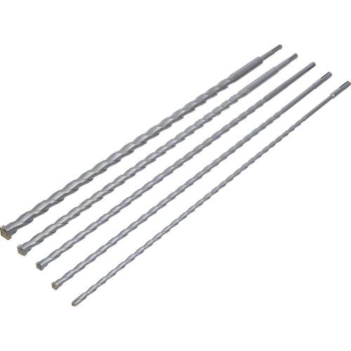 Jeu de Forets Trépan SDS 5 pcs 8-20 mm - Acier Durable - Perçage Précis et Efficace, Pro - D-Work