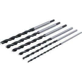 Jeu de Mèches Bois 6-14 mm - 6 pcs - Acier Durable - Perçage Précis et Efficace, Pro - D-Work