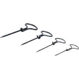 Jeu de Forets à Main 2,5-5 mm - 4 pcs - Acier Durable - Perçage Précis et Polyvalent, Pro - D-Work