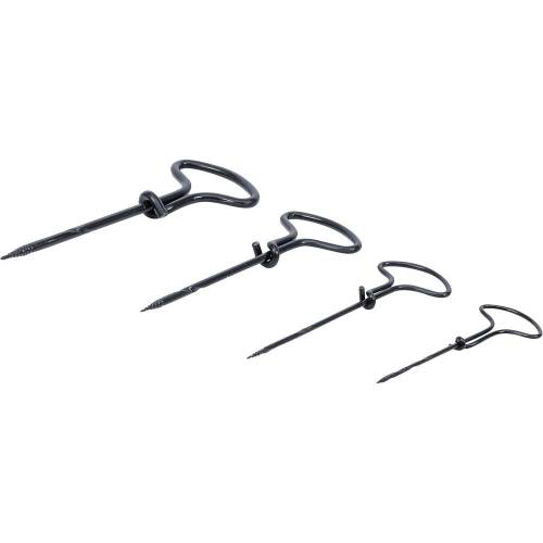 Jeu de Forets à Main 2,5-5 mm - 4 Pièces - Acier Durable - Perçage Précis et Polyvalent - BGS