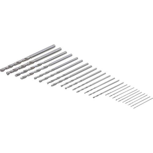 Jeu de Forets Mini HSS 25 Pièces 0,5-3,0 mm - Acier Rapide, Précision et Polyvalence - BGS