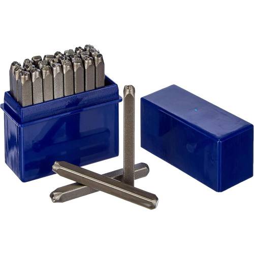 Lettres à Frapper 4 mm - Acier, Lot Pratique - Marquage Durable et Précis - D-Work