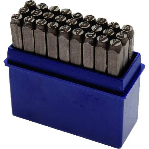 Lettres à Frapper 8 mm - Acier, Lot de 1 - Marquage Durable et Précis - BGS