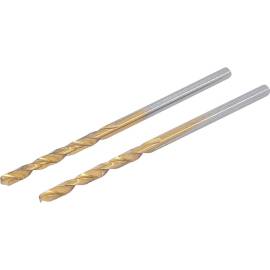 Forets Hélicoïdaux HSS-G 2,0 mm - Lot de 2 Pièces - Nitrure de Titane, Haute Précision et Durabilité - BGS