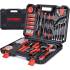 Caisse à Outils 58 Pièces - Dimensions 28,3x6,3x36,9 cm - Matériau Résistant, Pratique et Complète - - BGS