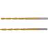 Forets Hélicoïdaux HSS-G 2,5 mm - Lot de 2 - Nitrure de Titane - Précision et Durabilité, Pro, 2 pcs - D-Work