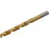 Foret Hélicoïdal 4 mm - HSS-G, Nitrure de Titane - Précision et Durabilité, Acier, Pro - D-Work