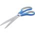 Ciseaux pour Tapisserie 300 mm - Acier Inoxydable, Lame Tranchante - Découpe Précise et Confort d Usage - BGS