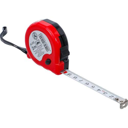 Mètre Ruban 2 m x 12 mm - - Précision et Maniabilité - BGS