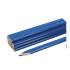 Crayons de Menuisier - Lot de 6 x 250 mm - Bois, Précision et Marquage Durable, Pro, 6 pcs - D-Work