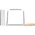 Scie Extra Haute - 32,4 x 17,9 x 3,4 cm - Lame Acier, Précision et Confort de Coupe - - BGS