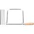 Scie Extra Haute - 32,4 x 17,9 x 3,4 cm - Lame Acier, Précision et Confort de Coupe - Plastique - D-Work
