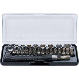 Jeu d Embouts et Douilles Angulaires 26 Pièces - Transmission 6,3 mm (1/4 ) - Polyvalent et Pratique pour Bricolage - BGS