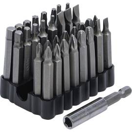 Jeu d Embouts pour Vis de Verrouillage 33 Pièces - 6,3 mm (1/4 ) - Acier, Résistants et Pratiques - BGS
