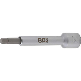 Douille à Embouts 12,5 mm (1/2) Hexagone Femelle 7 mm - Précision et Robustesse, Acier, Pro - D-Work