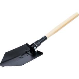 Pelle Pliable 625 mm - Acier et Aluminium - Compacte et Pratique pour Camping et Randonnée - BGS