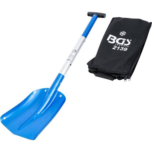 Pelle à Neige en Aluminium - Manche Démontable à Verrouillage Rapide - Légère et Pratique pour Déneigement Facile - D-Work