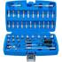 Coffret 46 pcs de Douilles en pouces + embouts - 6,35 mm (1/4) - Acier, Résistant et Complet - Pro - D-Work