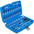 Coffret 46 pcs de Douilles en pouces + embouts - 6,35 mm (1/4) - Acier, Résistant et Complet - Pro - D-Work
