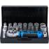 Coffret de Douilles 6,3 mm (1/4) 28 pcs - Acier Résistant - Outil Complet et Pratique, Pro - D-Work