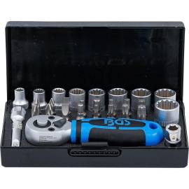 Coffret de Douilles 6,3 mm (1/4 ) 28 Pièces - Acier Résistant - Outil Complet et Pratique - BGS