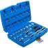 Coffret de Douilles 6,3 mm (1/4 ) 46 Pièces - Acier Résistant - Outils Complets et Polyvalents - BGS