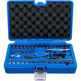 Coffret de Douilles Gear Lock 6,3 mm (1/4) - 38 pcs - Acier Résistant et Pratique, Pro - D-Work