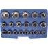 Jeu de Douilles Gear Lock 12,5 mm (1/2 ) - 19 Pièces - Acier Résistant et Précision Professionnelle - BGS