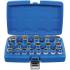 Jeu de Douilles Gear Lock 12,5 mm (1/2) - 19 pcs - Acier Résistant et Précision Professionnelle - D-Work