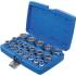 Jeu de Douilles Gear Lock 12,5 mm (1/2) - 19 pcs - Acier Résistant et Précision Professionnelle - D-Work