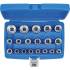 Jeu de Douilles Gear Lock 12,5 mm (1/2 ) - 19 Pièces - Acier Résistant et Précision Professionnelle - BGS