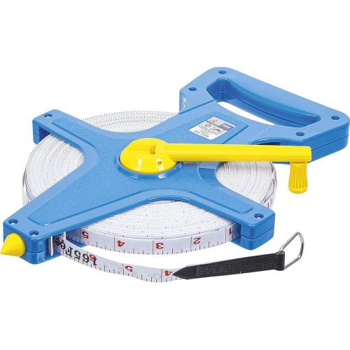 m Ruban 50 m x 13 mm - Précision et Robustesse pour Mesures Longues, Acier, Pro - D-Work