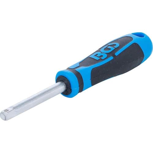 Poignée Rotative 6,3 mm (1/4 ) 150 mm Prise Ergonomique et Maniabilité Optimale - BGS