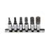 Jeu de Douilles et Embouts 6,3 mm (1/4) M4 - M12 - Denture Multiple Intérieure XZN - 6 pcs - Précision et Polyvalence - D-Work