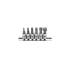 Jeu de Douilles et Embouts 6,3 mm (1/4) M4 - M12 - Denture Multiple Intérieure XZN - 6 pcs - Précision et Polyvalence - D-Work