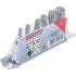 Jeu de Douilles et Embouts 6,3 mm (1/4) M4 - M12 - Denture Multiple Intérieure XZN - 6 pcs - Précision et Polyvalence - D-Work