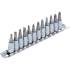 Jeu de Douilles et Embouts 6,3 mm (1/4 ) - 12 Pièces Fente, Cruciforme PH/PZ - Polyvalence et Précision - BGS