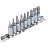 Jeu de Douilles et Embouts 6,3 mm (1/4 ) Profil T Torx T10-T50 - 9 Pièces - Précision et Polyvalence - BGS